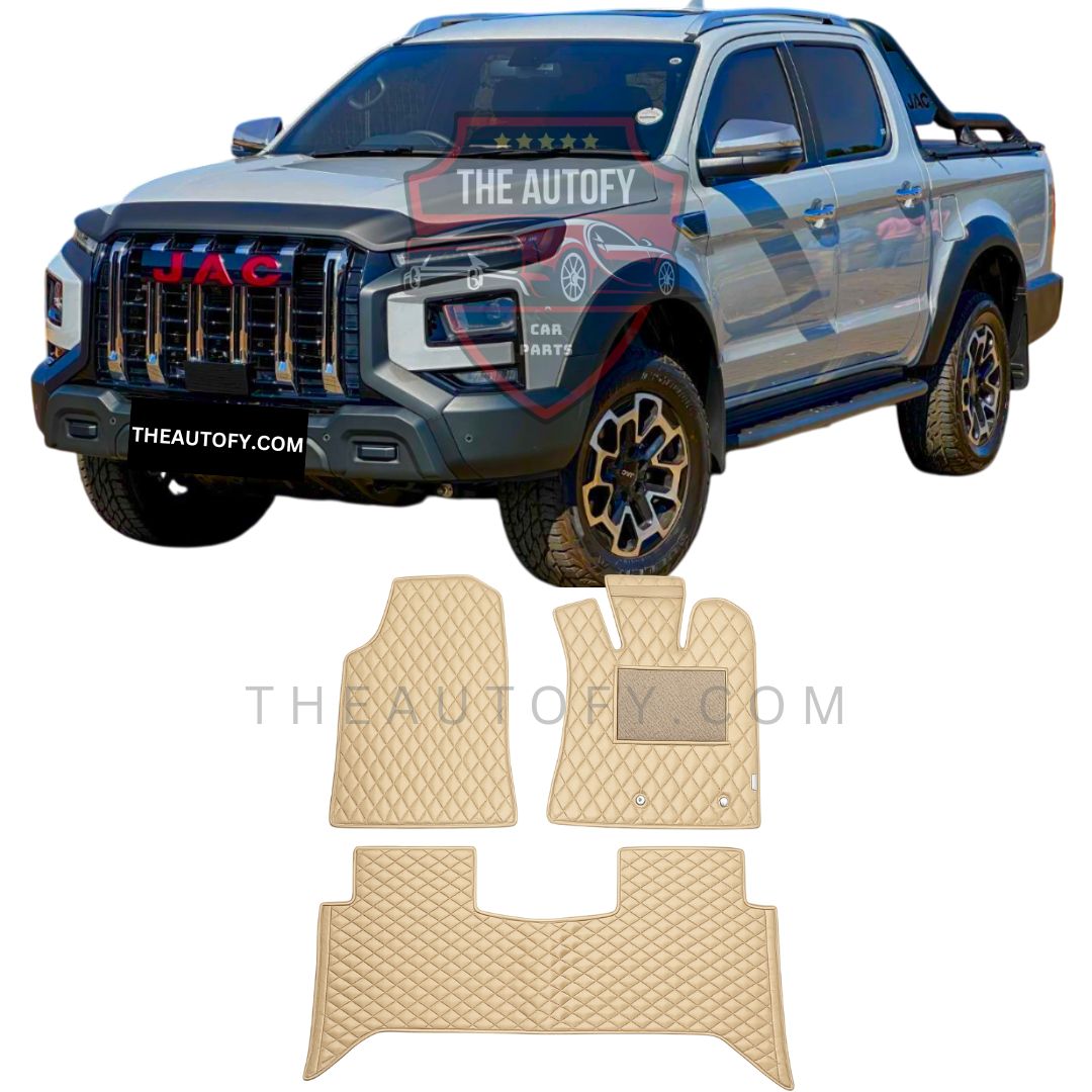 JAC T9 Hunter 7D Flat Floor Mats - Model 2025-2026