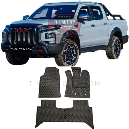 JAC T9 Hunter 7D Flat Floor Mats - Model 2025-2026