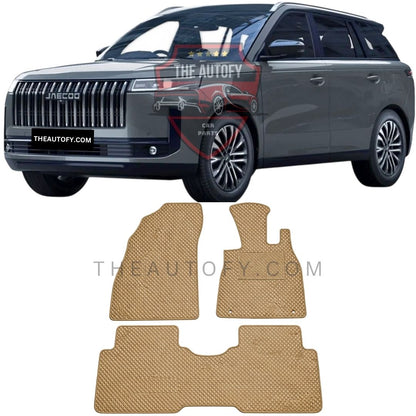 Jaecoo J5 Rexine Floor Mats - Model 2026-2027