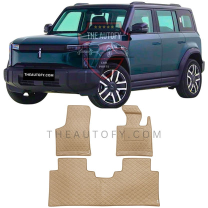 Jaecoo J6 7D Flat Floor Mats - Model 2025-2026