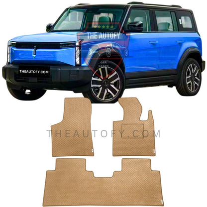 Jaecoo J6 Rexine Floor Mats - Model 2025-2026