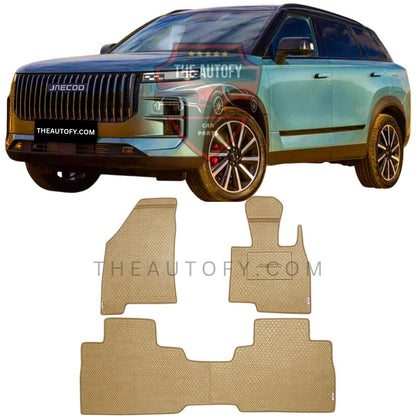 Jaecoo J7 Rexine Floor Mats - Model 2025-2026