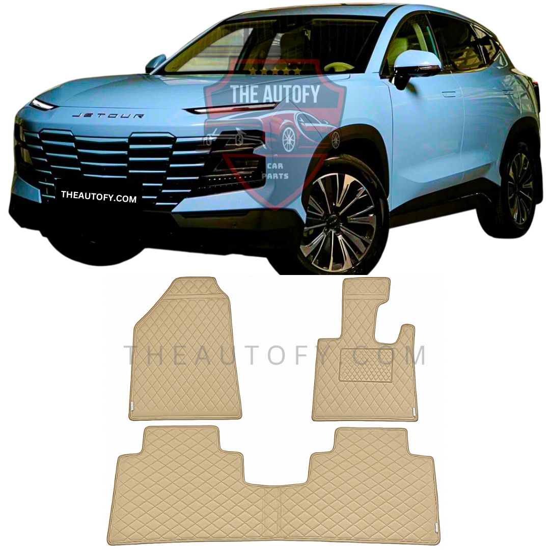 Jetour Dashing 7D Flat Floor Mats - Model 2025-2026