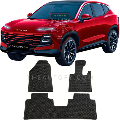 Jetour Dashing 7D Flat Floor Mats - Model 2025-2026