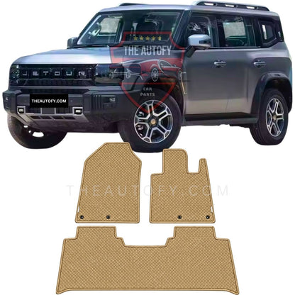 Jetour T2 Rexine Floor Mats - Model 2026-2027