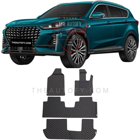 Jetour X70 Plus 7D Flat Floor Mats - Model 2025-2026