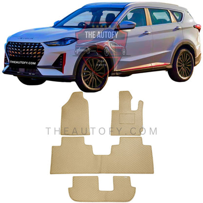 Jetour X70 Plus Rexine Floor Mats - Model 2025-2026