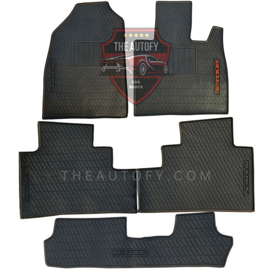 Jetour X70 Plus Latex Rubber Floor Mats - Model 2025-2026