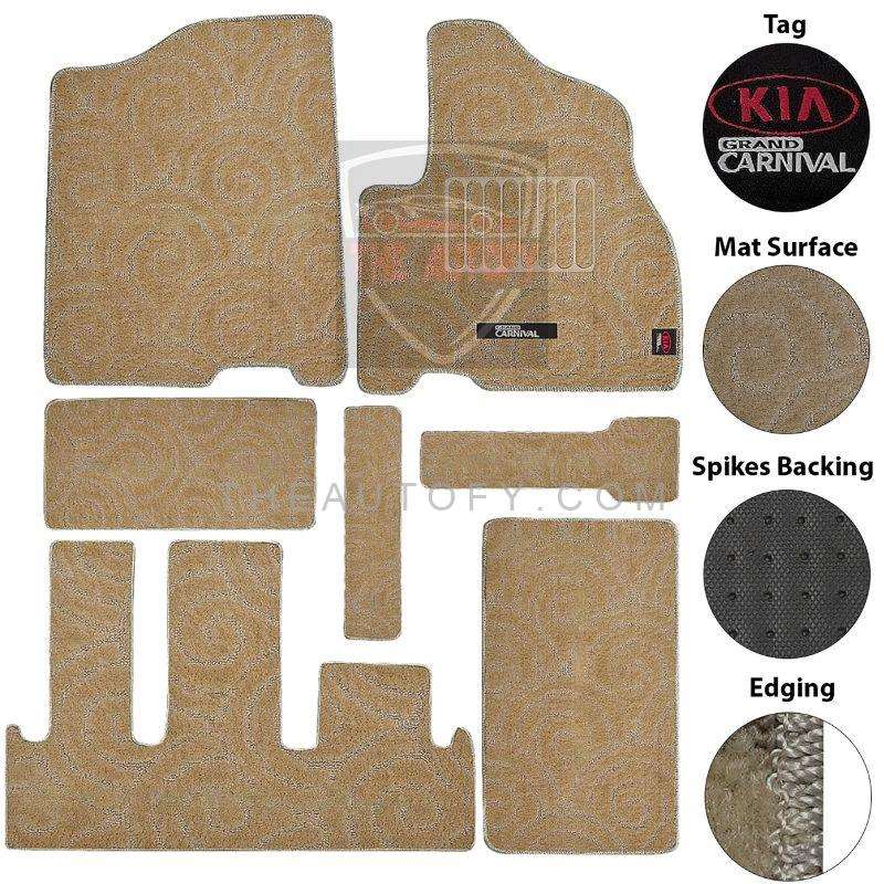 KIA Grand Carnival Floor Mats - Model 2020-2024