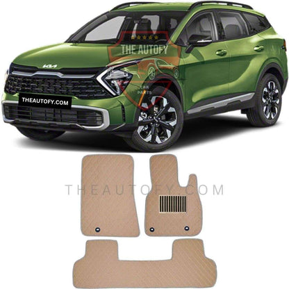 Kia Sportage L Floor Mats - Model 2025-2026 - THEAUTOFY.COM