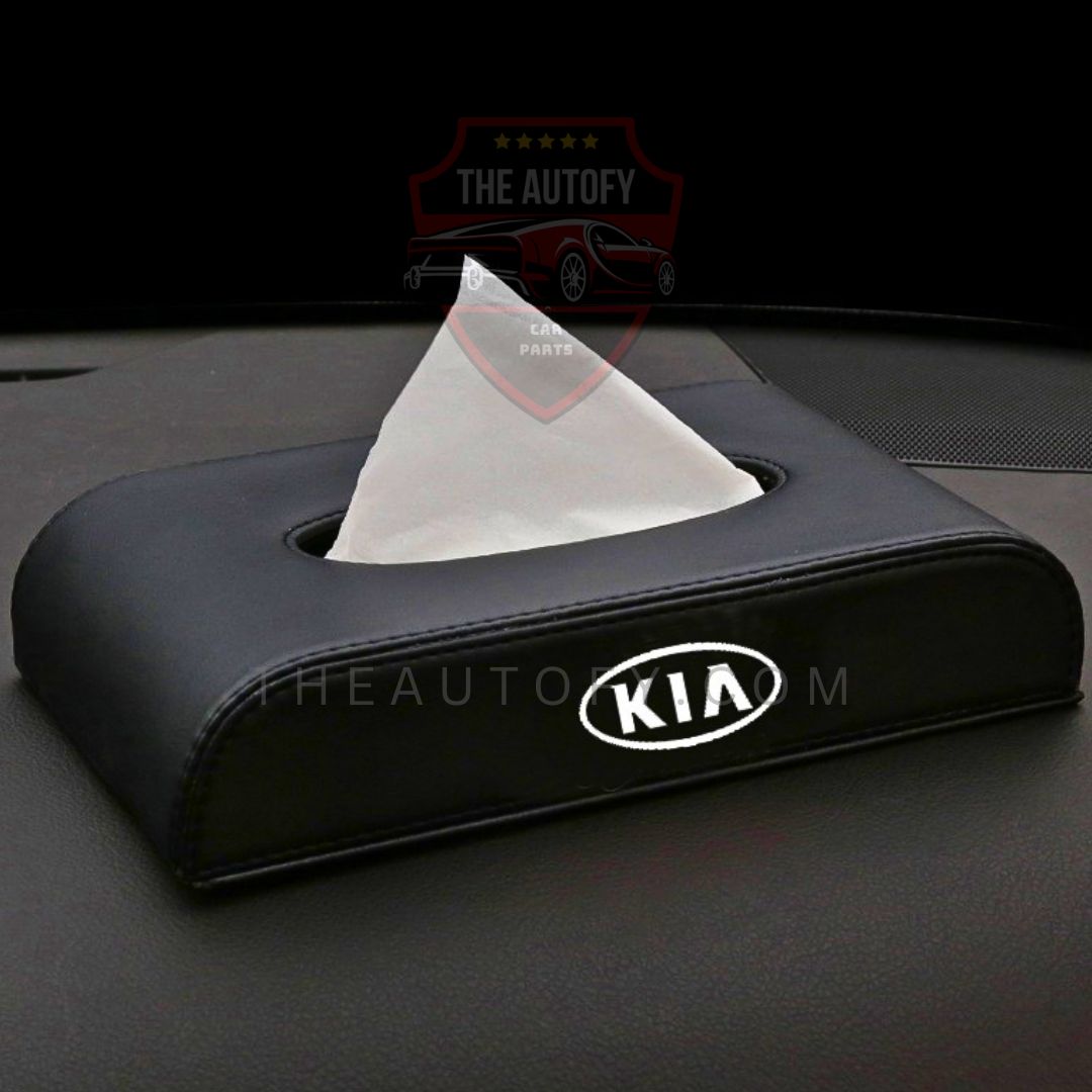 Car Leather Tissue Box Case with Logo