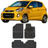 KiaPicantoPremiumLuxury7DFlatDimondFloorMatsBlack-_10