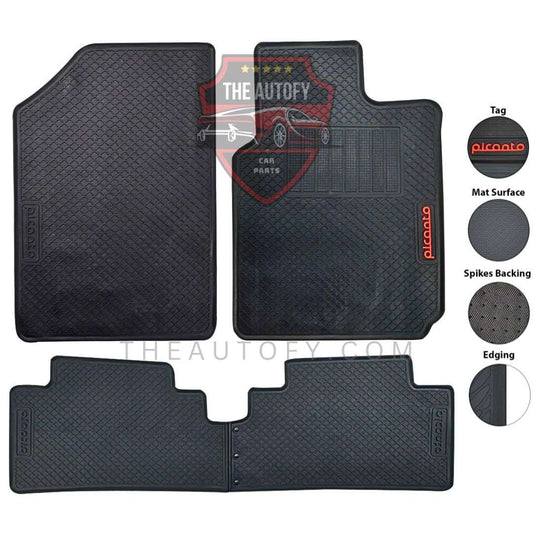 KIA Picanto Floor Mats - Model 2019-2025 - THEAUTOFY.COM