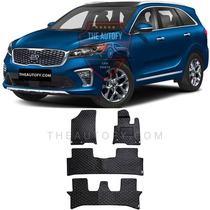 KIA Sorento 7D Flat Floor Mats - Model 2021-2025