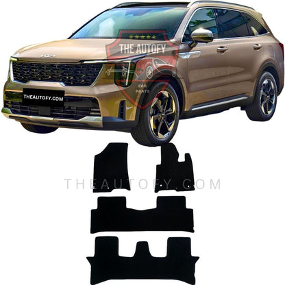 Kia Sorento Premium Carpet Floor Mats - Model 2025-2026