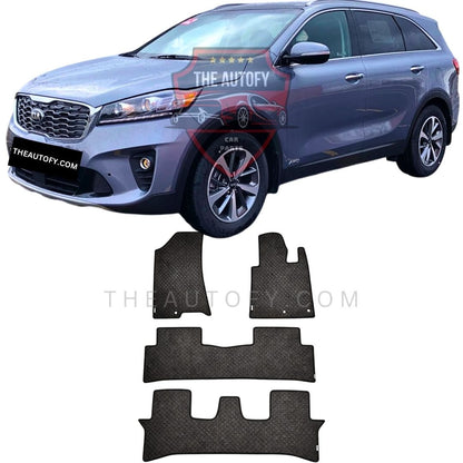 KIA Sorento Rexine Floor Mats - Model 2021-2025