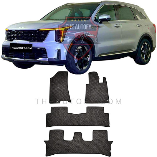 Kia Sorento Rexine Floor Mats - Model 2025-2026