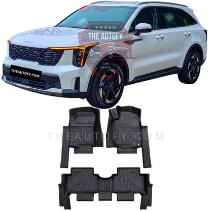 Kia Sorento TPR Floor Mats - Model 2025-2026