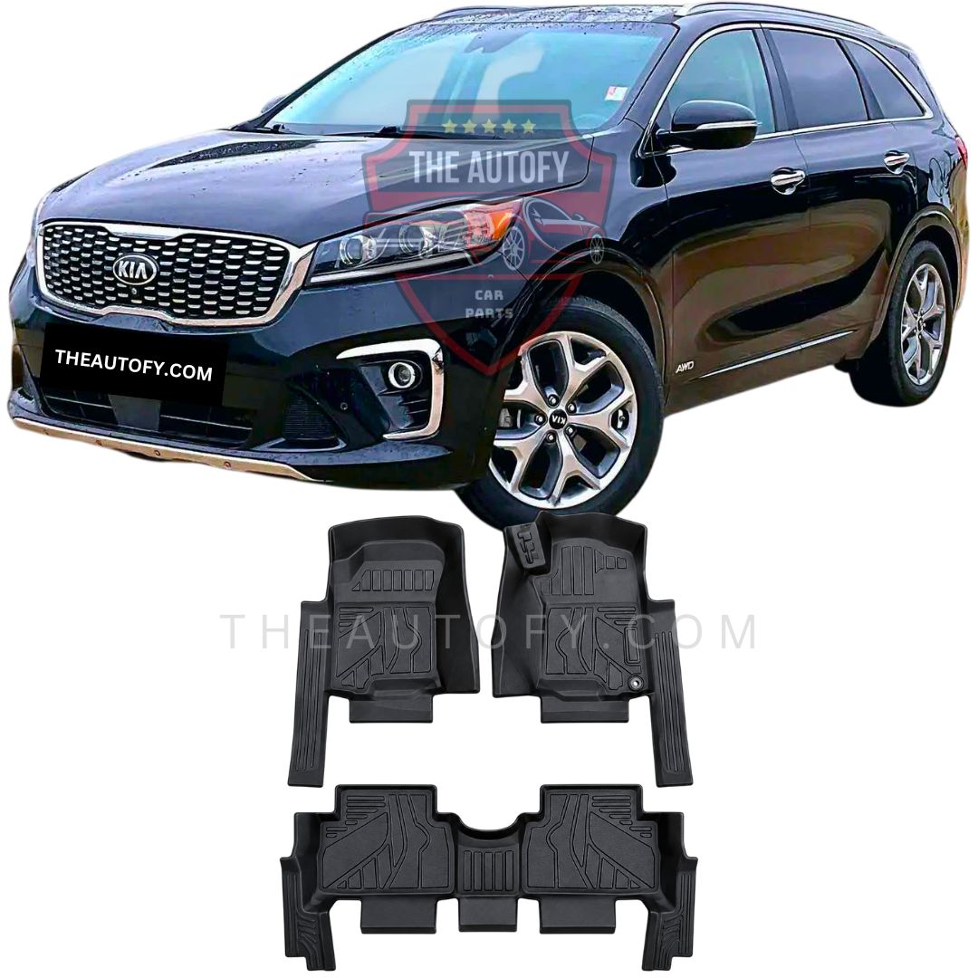 KIA Sorento TPR Floor Mats - Model 2021-2025