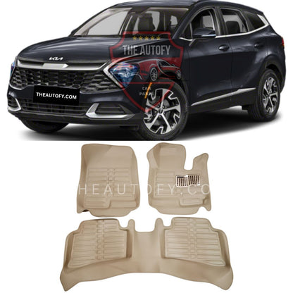 Kia Sportage L 5D Floor Mats - Model 2025-2026