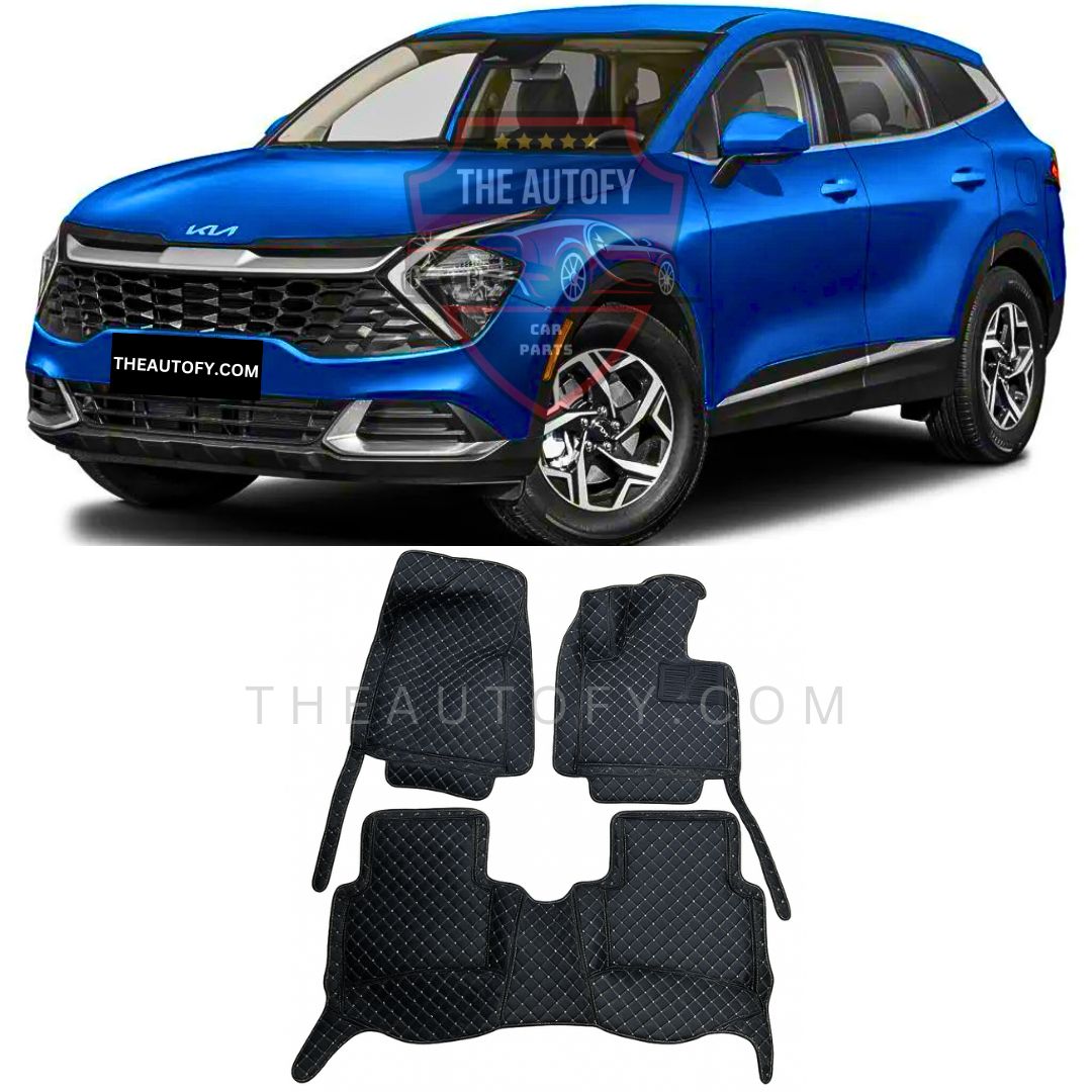 Kia Sportage L 7D Floor Mats - Model 2025-2026