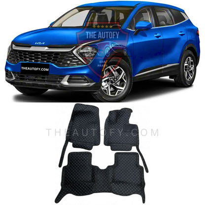 Kia Sportage L 7D Floor Mats - Model 2025-2026
