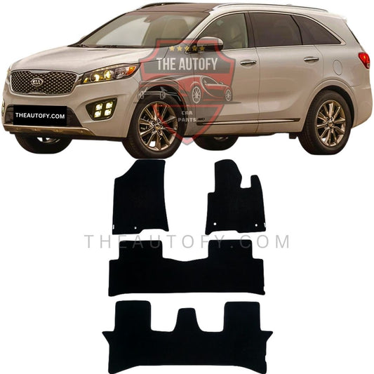KIA Sorento Premium Carpet Floor Mats - Model 2021-2025