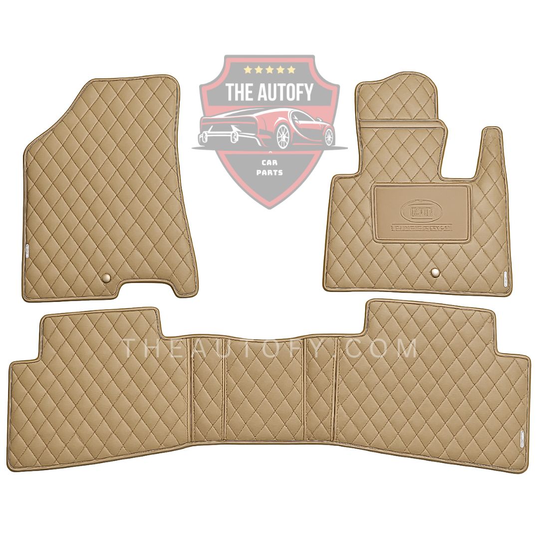 Kia Sportage L 7D Flat Floor Mats - Model 2025-2026