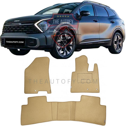 Kia Sportage L Rexine Floor Mats - Model 2025-2026