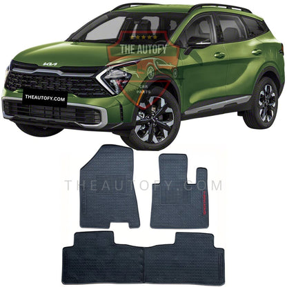 Kia Sportage L Latex Rubber Floor Mats - Model 2025-2026