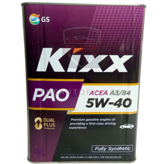 Kixx PAO 5W-40 Fully Synthetic Engine Oil - 4 Litres