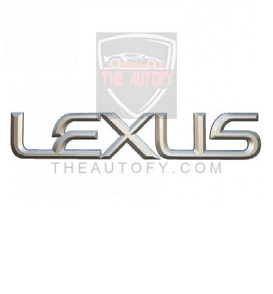 Lexus Chrome Logo Monogram | Emblem | Decal