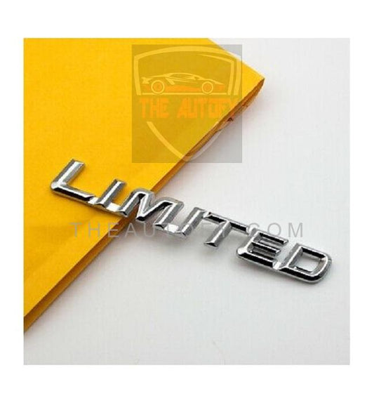 Limited Chrome Logo | Emblem | Monogram | Decal