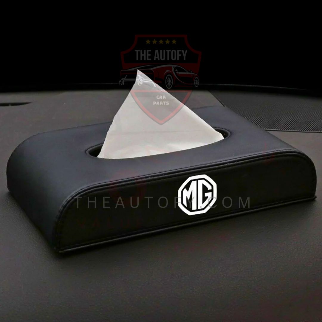 Car Leather Tissue Box Case with Logo