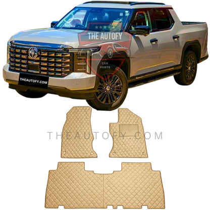 MG U9 7D Flat Floor Mats - Model 2025-2026