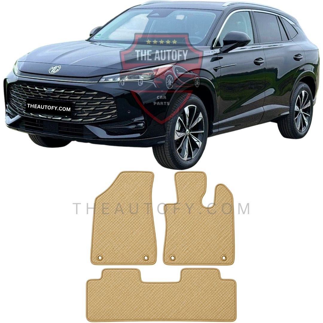 MG HS Rexine Floor Mats - Model 2026-2027