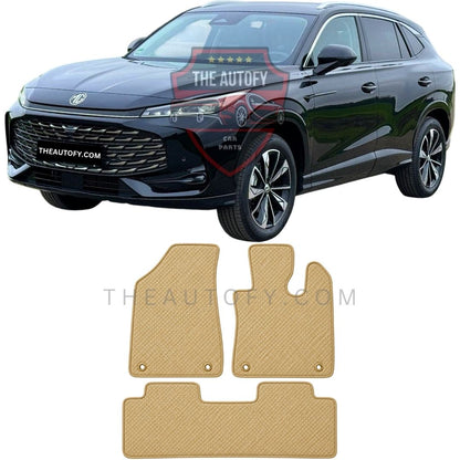 MG HS Rexine Floor Mats - Model 2026-2027
