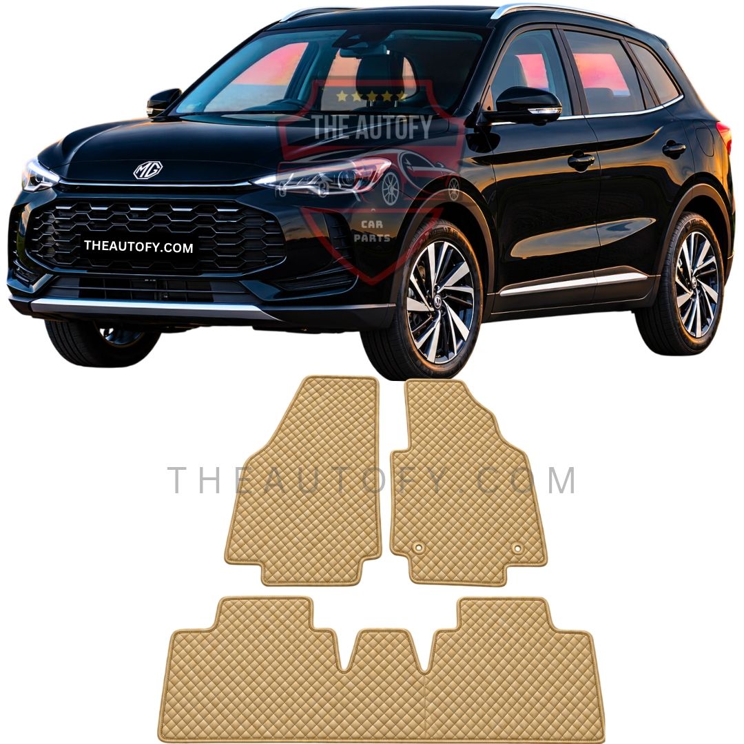 MG ZS Rexine Floor Mats - Model 2026-2027