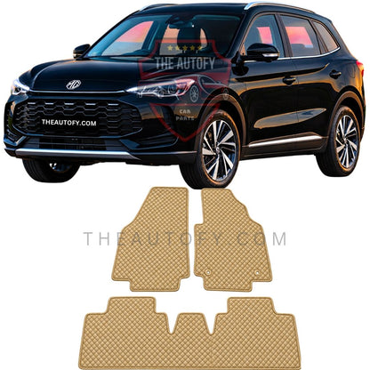 MG ZS Rexine Floor Mats - Model 2026-2027