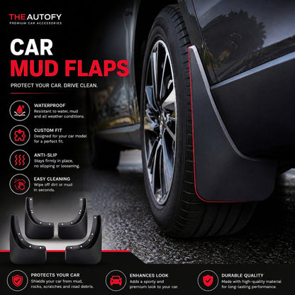 Jaecoo J7 Mud Flaps 4pcs - Model 2025-2026