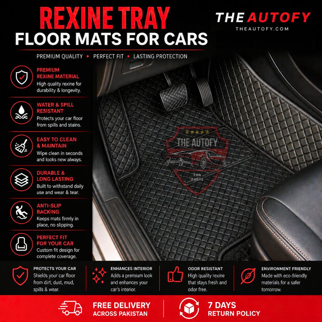 Jaecoo J7 Rexine Tray Floor Mats - Model 2025-2026