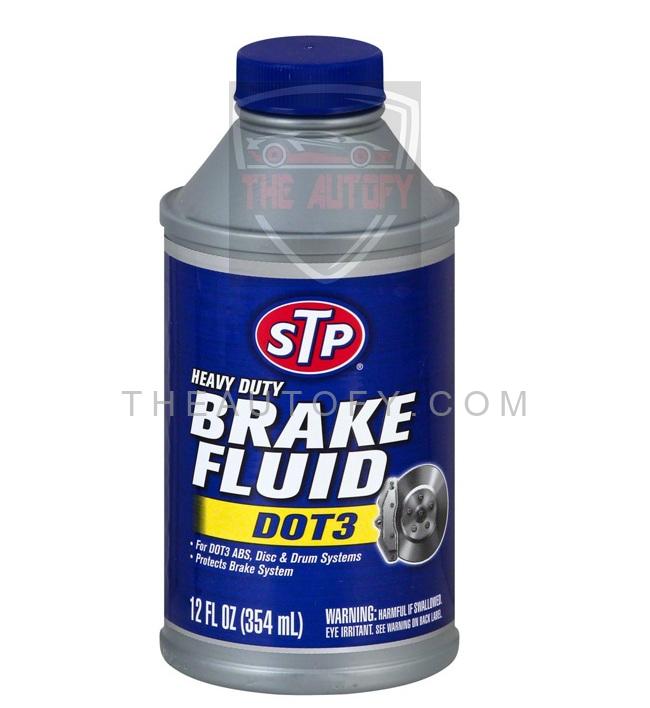 STP Brake Fluid DOT 3 - 12oz | Heavy Duty