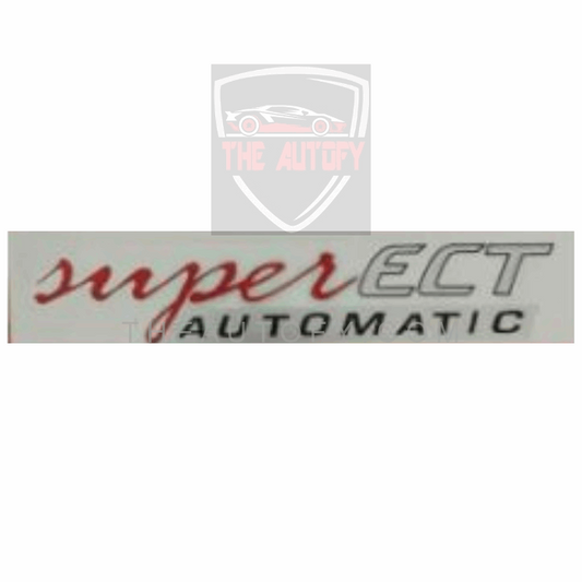 Toyota Corolla Altis Super ECT Automatic Rear Sticker Logo