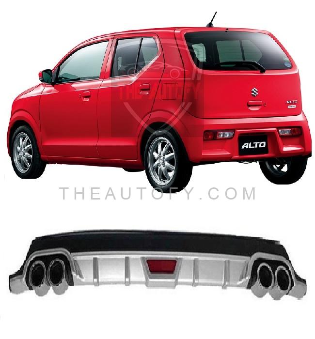 Suzuki Alto Rear Bumper Diffuser - Model 2014-2024