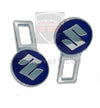 Suzuki-Blue-Logo-Seat-Belt-Clip-Safety-Belt-Buckles-2pcs