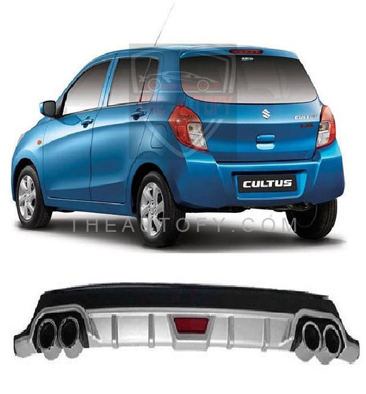Suzuki Cultus Rear Bumper Diffuser - Model 2017-2024