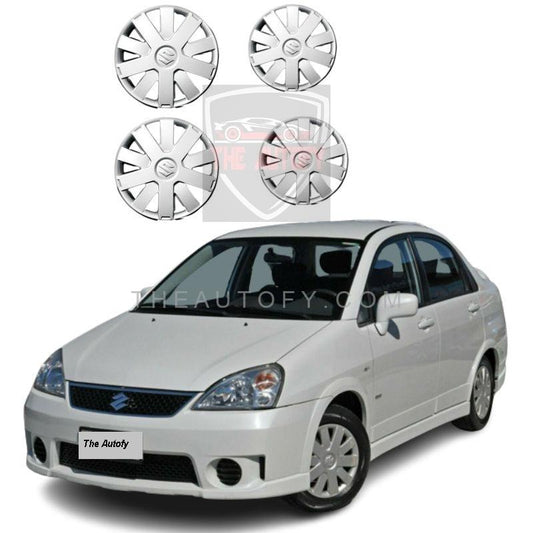 Suzuki Liana 14 inches Wheel Covers Set 4pcs - Model 2006-2014