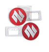 Suzuki-Red-Logo-Seat-Belt-Clip-2pcs