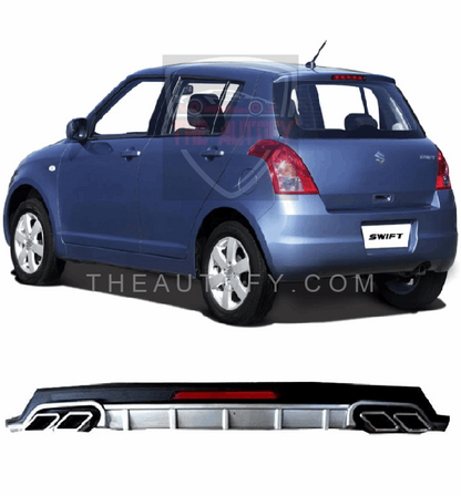 Suzuki Swift Rear Bumper Diffuser - Model 2010-2022