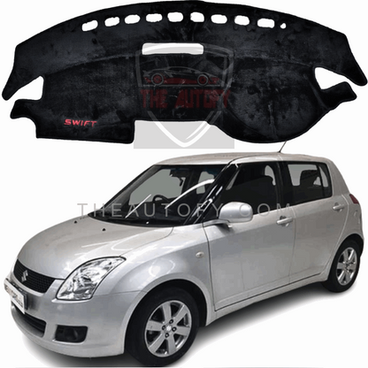 Sunland Black Dashmat For Suzuki Swift FZ 2011-2017 – RHD, Custom Fit Carpet Dash Cover